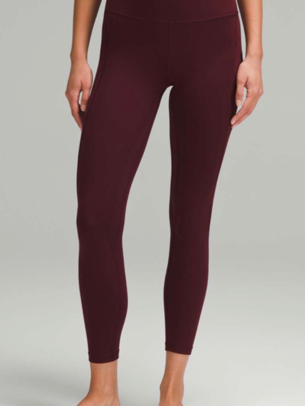 Lululemon Align High-Rise Pant with Pockets 25" Garnet?? Size 4